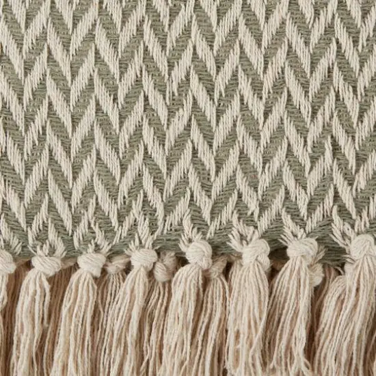 DII&reg; Zig-Zag Throw Artichoke Green {5}