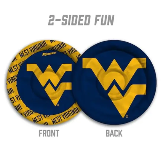 NCAA Flimzee Bean-Bag Flying Disc West Virginia Mountaineers {3}