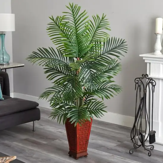 5ft. Kentia Palm Tree in Decorative Planter {3}