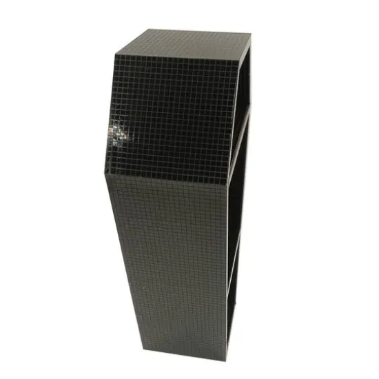 16" Black Disco Coffin Tabletop Shelf by Ashland&reg; {4}