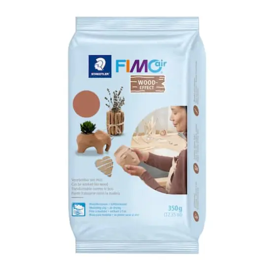 FIMO&reg; Air 12.3oz. Wood-Effect Air-Dry Modeling Clay {1}