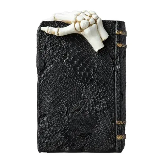 Glitzhome&reg; 8" Lighted Halloween Ghostbuster Book {8}