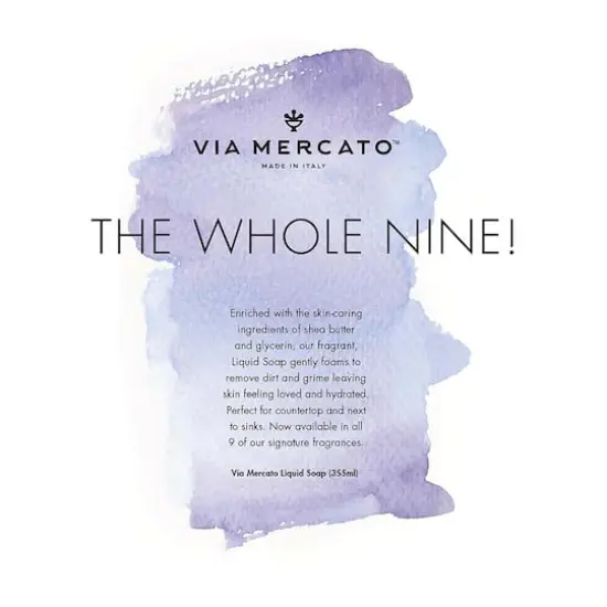 European Soaps Liquid Hand Soap, 12oz. No5 Water Lily & Sandalwood {5}