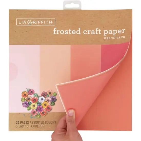 Frosted Craft Tissue Paper 12" x 12" 20 ct. Melon-Pinks {3}