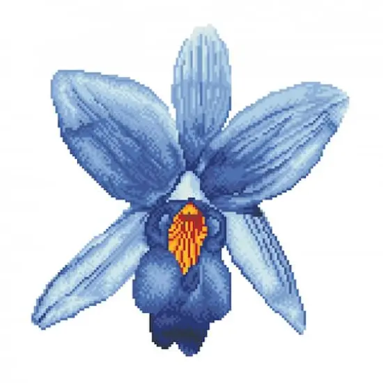 Diamond Dotz&reg; Advanced Sparkle Garden Blue Decorative Pillow Kit {4}