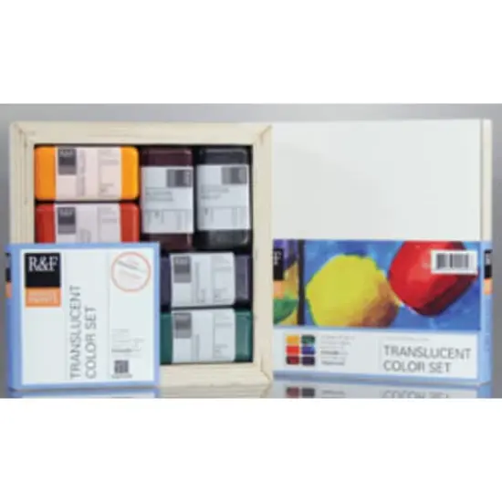 R&F&reg; Translucent Color Encaustic Paint Cake Set {1}