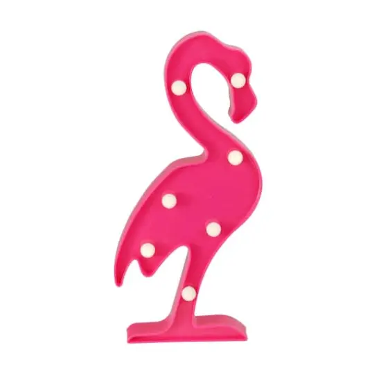 11.75" Pink Flamingo LED Marquee Wall D&eacute;cor {1}