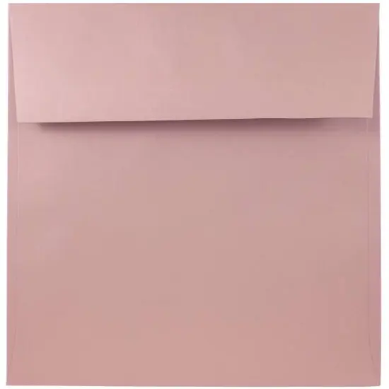 JAM Paper 8.5" x 8.5" Square Premium Invitation Envelopes, 25ct. Baby Pink Pastel {1}