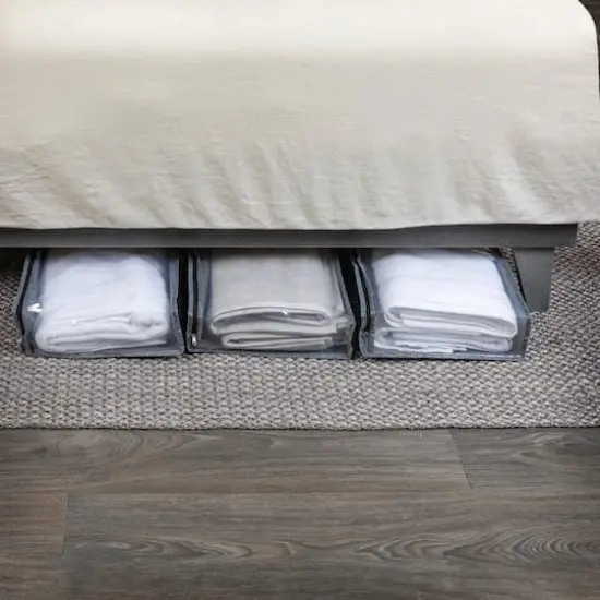 Household Essentials Under Bed Storage Bag Set Graphite {3}
