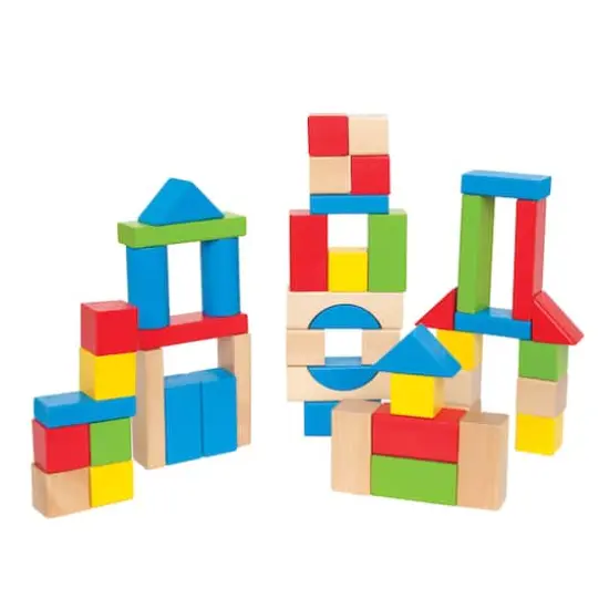 Hape Maple Wood Kids Building Blocks {1}