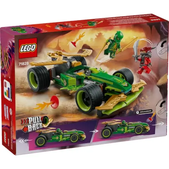 LEGO&reg; NINJAGO&reg; Lloyd&rsquo;s Pull-Back Race Car Pretend Play Toy Set 71828 {4}