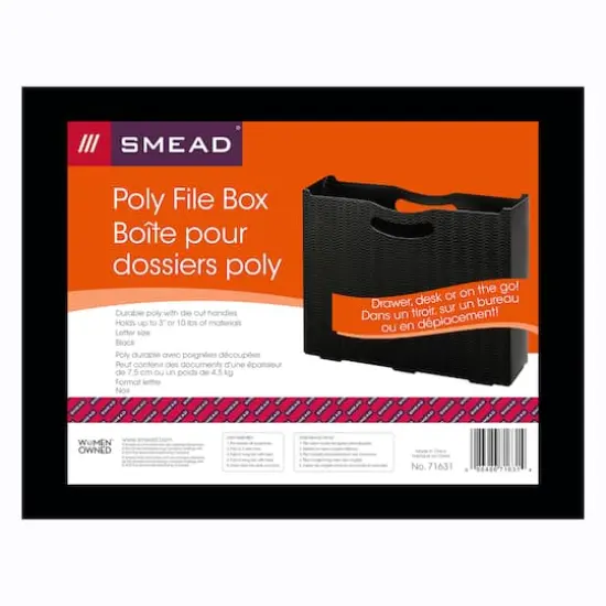 Smead&reg; Poly File Box, 2ct. {3}