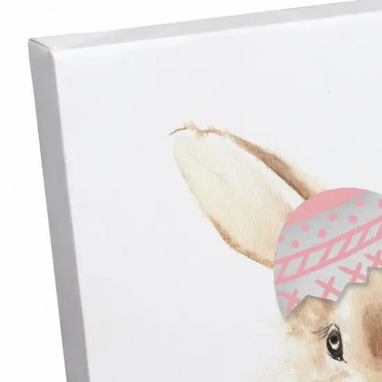 Pink Every Bunny 11" x 14" Canvas Wall Art {4}