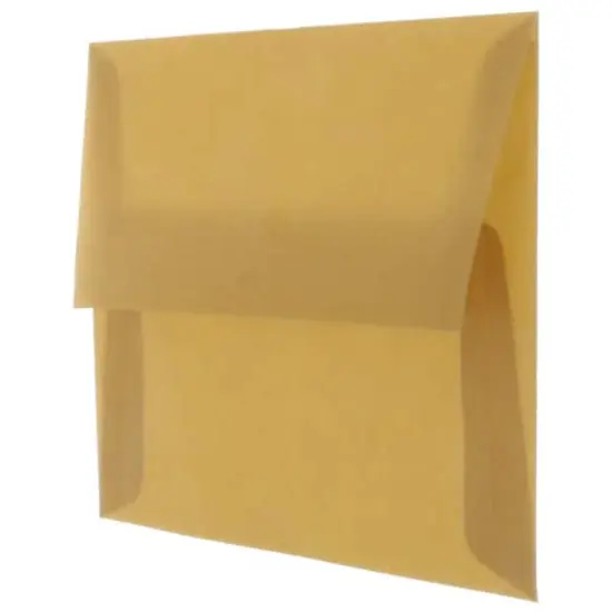 JAM Paper A10 Translucent Vellum Invitation Envelopes, 25ct. Earth Brown {4}