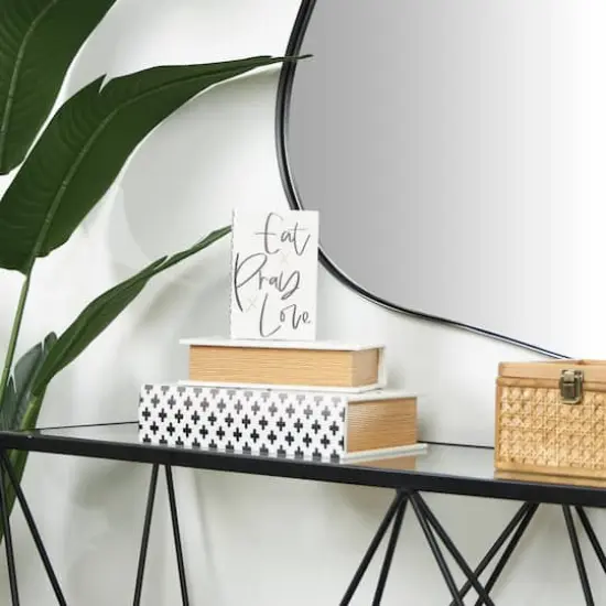 White Eat, Pray, Love Book Storage Box Set {3}