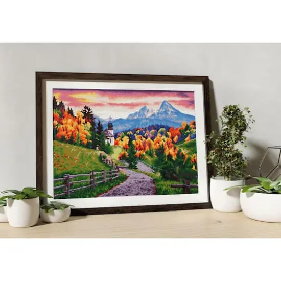 Diamond Dotz® Intermediate Maria Gern Church, Bavaria Diamond Art Painting Kit {5}