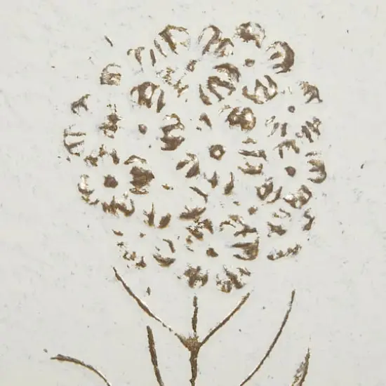 23" White Metal Farmhouse Floral Wall D&eacute;cor Set {4}