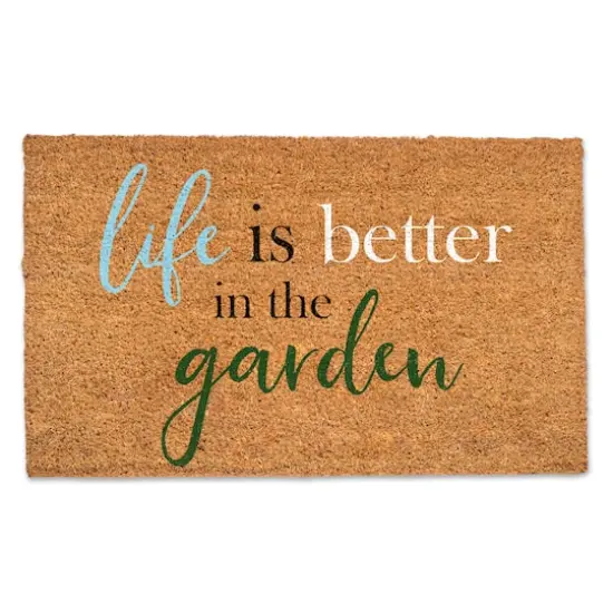 Life is Better in the Garden Doormat {1}