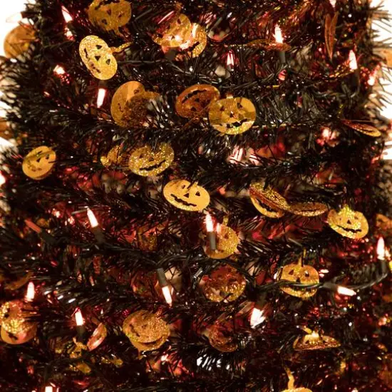 6ft. Fall Harvest Pop Up Artificial Thanksgiving Tree with Pumpkins {3}
