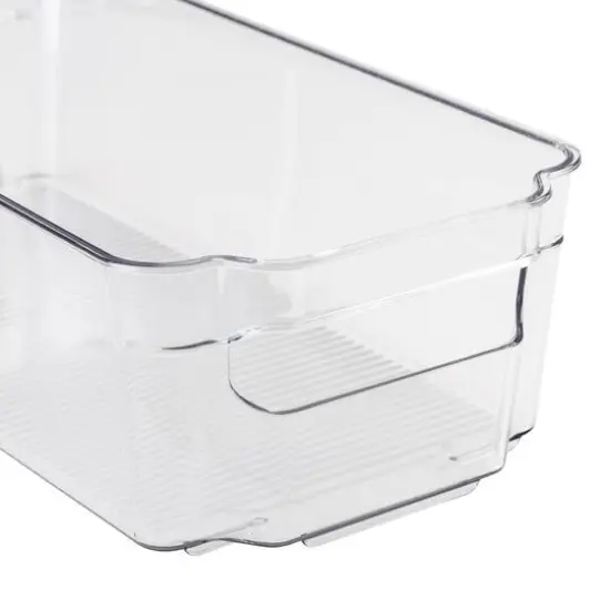 Honey Can Do Clear BPA-Free Stackable Refrigerator Organizer Storage Bins Set {6}