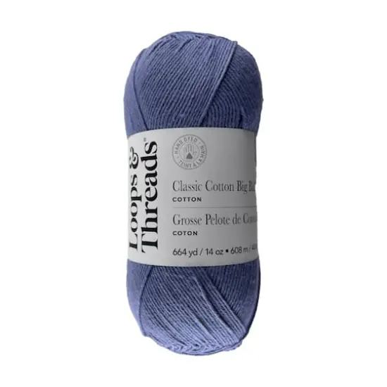 Classic Cotton Big Ball&trade; Solid Yarn by Loops & Threads&reg; Iris {1}