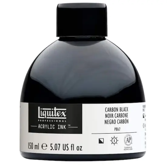 Liquitex&reg; Carbon Black Professional Acrylic INK!, 5.1oz {4}