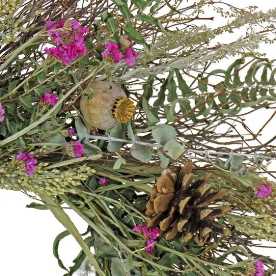 22'' Fern Garden Spring Wreath {4}