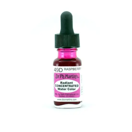 Dr. Ph. Martin's&reg; Radiant Concentrated Watercolor, 0.5oz. 49D Raspberry {1}
