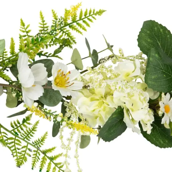 5ft. Hydrangea & Eucalyptus Artificial Floral Spring Garland {5}