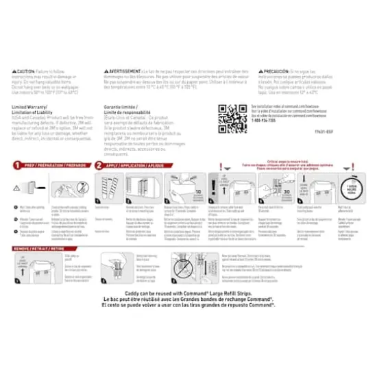 3M Command&trade; Large Organizing Caddy {11}