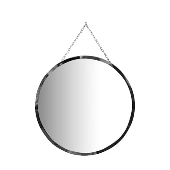Hello Honey&reg; Round Frameless Wall Mirror with Decorative Chain {1}