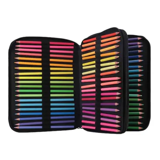 Black 80 Slot Pencil Case by Artist's Loft&reg; {3}