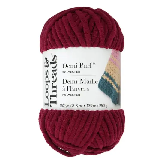 Demi Purl&trade; Yarn by Loops & Threads&reg; Tibetan Red {1}