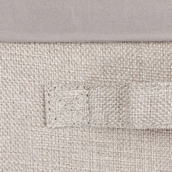 Household Essentials Narrow Collapsible Laundry Hamper with Liner & Lid Silver {13}