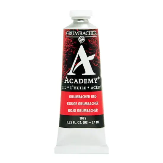 Grumbacher&reg; Academy&reg; Oil Color, 37mL Grumbacher Red {1}