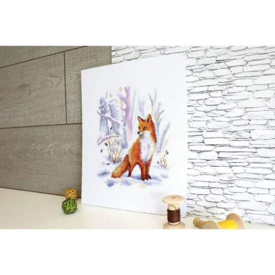 Mp Studia Winter Forest Mistress Cross Stitch Kit {4}