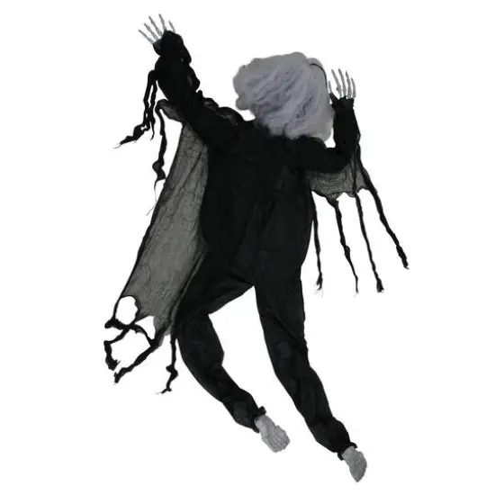 5ft. Creepy Climbing Dead Zombie Halloween Window D&eacute;cor {1}