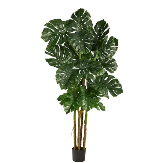 6ft. Potted Monstera Artificial Tree {1}