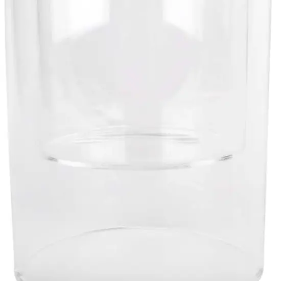 6" Clear Glass Dual Cylinder Candle Holder by Ashland&reg; {3}
