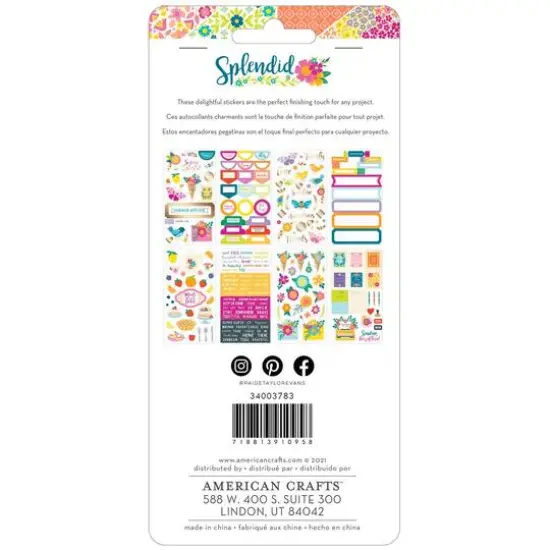 American Crafts&trade; Paige Evans Splendid Sticker Book {6}
