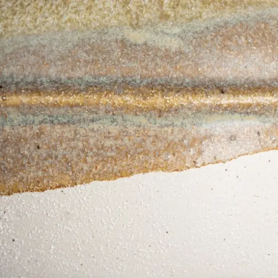 Hello Honey® Bloomingville 6" Tan Reactive Glaze Stoneware Tri-Tone Vase with Handles {7}