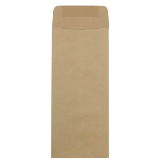 JAM Paper 5" x 11.5" Brown Kraft Policy Business Envelopes, 50ct. {3}
