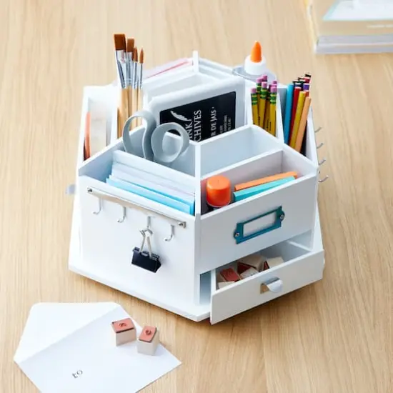 Storage Desktop Carousel by Simply Tidy&trade; {3}