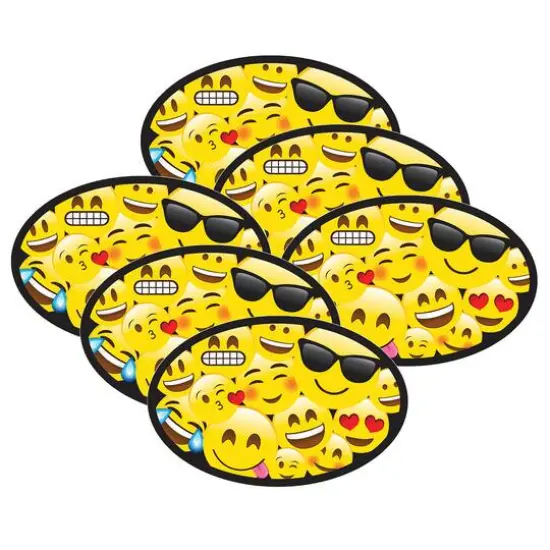 Ashley Productions Emotion Icons Magnetic Whiteboard Erasers, 6ct. {1}