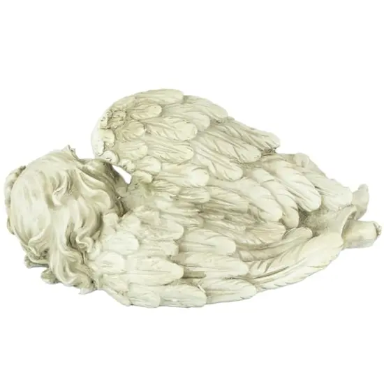 9.75" Heavenly Sleeping Cherub Angel Outdoor Garden Statue {6}