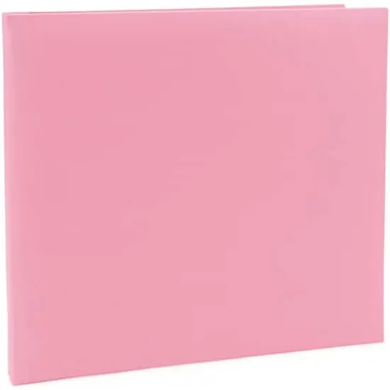 Pioneer&reg; Leatherette Post Bound Album, 12" x 12" Light Pink {4}
