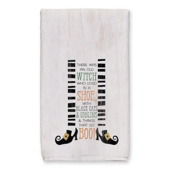 There was an Old Witch 16" x 25" Tea Towel - Set of 2 {3}