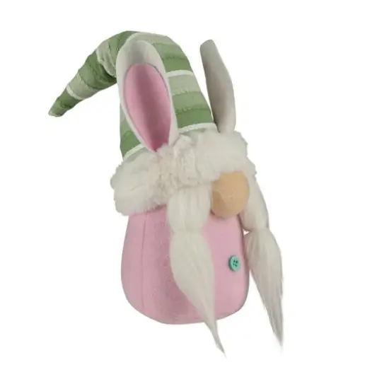 13" Pink and Green Girl Easter Bunny Gnome {4}