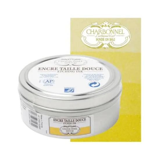 Charbonnel Etching Ink, 200mL Lemon Yellow {4}