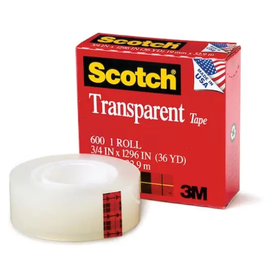 Scotch&reg; Transparent Tape Refill Rolls, 6ct. {3}
